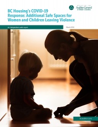 Report cover image showing a mother and child in silhouette